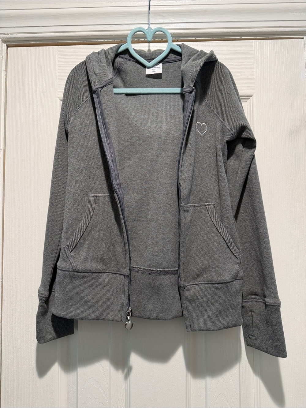 Abercrombie Kids Gray Zip-Up Hoodie Jacket with Matching Pants